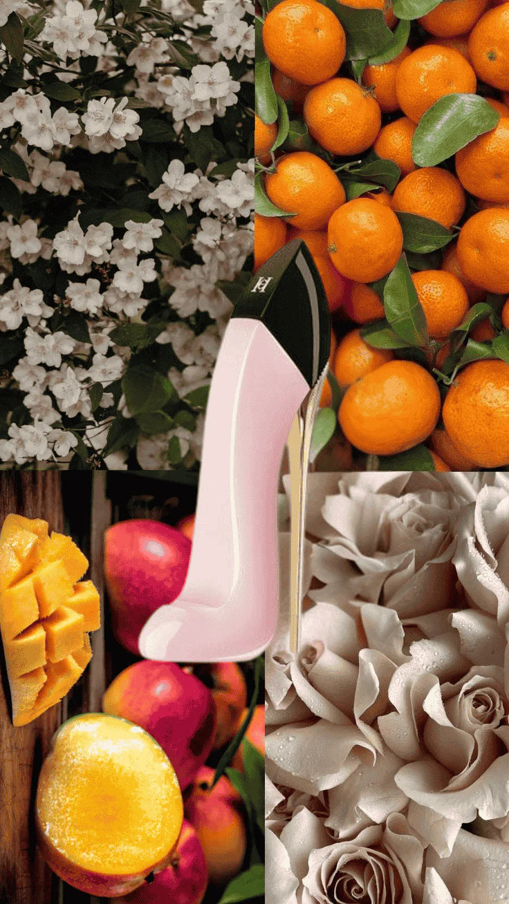 Carolina Herrera Good Girl bottle shaped like a stiletto